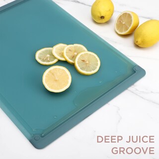 Foto 6 | Foto 6 | Juego De Tablas De Cortar Cook With Color Extra Grande De 3 Piezas, Color Verde Azulado - Venta Internacional.