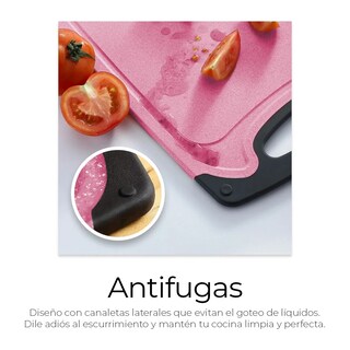 Foto 4 | Foto 4 | Tabla De Cocina Para Picar Cortar Alimentos Eo Safe Imports Esi-20683 Rosa
