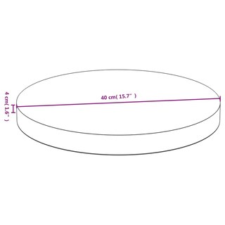 Foto 4 | Foto 4 | Tablero De Mesa Vidaxl De Bambú Duradero Versátil Y Fácil De Limpiar 40 Cm - Venta Internacional.