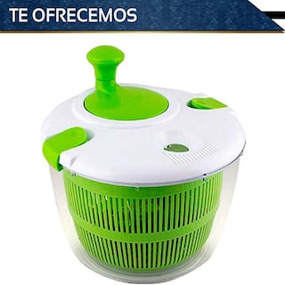 Foto 3 | Foto 3 | Secadora de Verduras Giratorio Colador Integrado Chic Fantasy color Verde