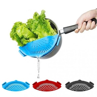 Foto 3 | Foto 3 | Juego De Utensilios De Cocina Huoguo, Colador De Silicona Con Clip - Venta Internacional.
