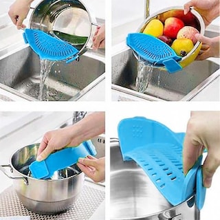 Foto 5 | Foto 5 | Juego De Utensilios De Cocina Huoguo, Colador De Silicona Con Clip - Venta Internacional.