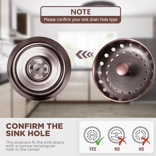 Foto 3 | Foto 3 | Colador De Desagüe Y Tapón Para Fregaderos De Cocina, 3 Unidades - Venta Internacional.