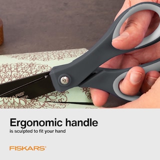 Foto 4 | Foto 4 | Tijeras Fiskars Comfort Grip De Titanio Antiadherente De 8 Pulgadas - Venta Internacional.
