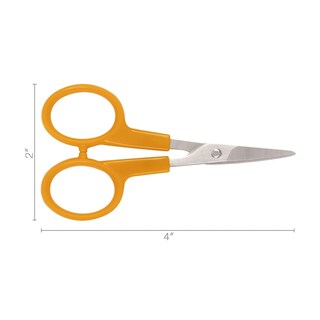 Foto 2 | Foto 2 | Tijeras Fiskars 98087097j Curved Craft Acero 10 Cm Color Naranja - Venta Internacional.