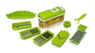 Foto 1 | Foto 1 | Cortador de Verduras Compraymas Nicer Dicer Verde Rallador
