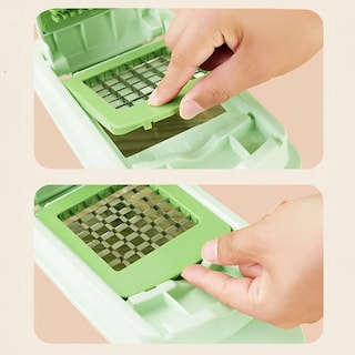 Foto 5 | Foto 5 | Cortador de Verduras Hiperware HW-CTM-018 Verde 3 en 1