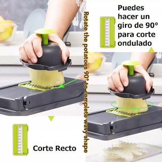 Foto 6 | Foto 6 | Juego Que Incluye 2 (dos) Cortadores Multifuncional Para Frutas Y Verduras.