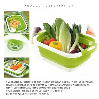 Foto 2 | Foto 2 | Set De Utensilios De Cocina Huoguo Tabla De Cortar Plegable Multifunción - Venta Internacional.