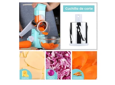 Foto 3 | Foto 3 | Rallador Xtellar Cortador Manual De Quesos Verduras