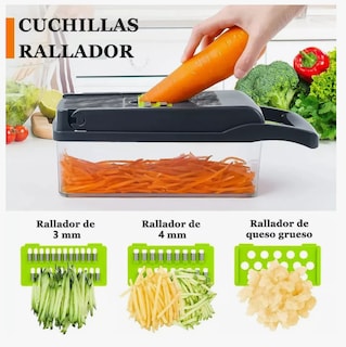 Foto 4 | Foto 4 | Rallador Cortador Rebanador Picador Manual De Verduras Fruta