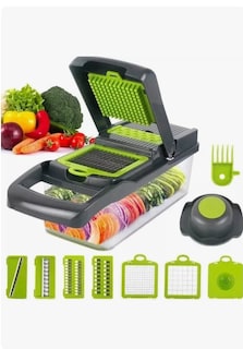 Foto 1 | Foto 1 | Rallador Cortador Rebanador Picador Manual De Verduras Fruta Verde