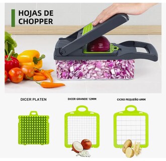 Foto 2 | Foto 2 | Picadora De Verduras 10 En 1, Cortador De Verduras