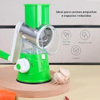 Foto 3 | Foto 3 | Rallador De Verduras Manual 3 En 1 Rayador Multifuncional Bluelander (verde)