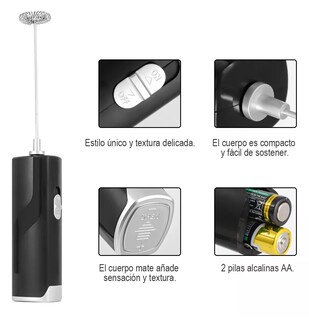 Foto 3 | Foto 3 | Mini Batidor De Leche Eléctrico Portátil Para Café Y Huevos