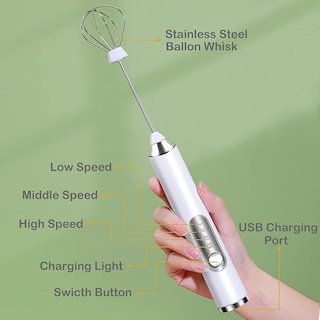 Foto 5 | Foto 5 | Dispositivo Portátil Eléctrico Milk Fother Ficcug Con 2 Batidores Recargables - Venta Internacional.