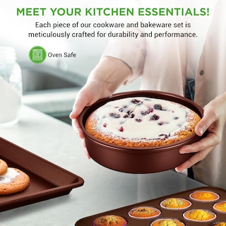 Foto 7 | Foto 7 | Set De Utensilios De Cocina Y Horno Nutrichef, 20 Piezas, Antiadherentes - Venta Internacional.