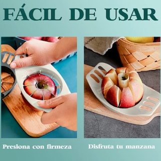 Foto 3 | Foto 3 | Cortador Xtellar Descorazonador De Manzana Fruta Cocina Rebana 10051 Color Crema