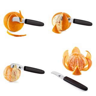 Foto 3 | Foto 3 | Pelador De Naranjas Triangular Con Hoja Dentada Hoja Lisa Y Cuchillo Acanalado - Venta Internacional.