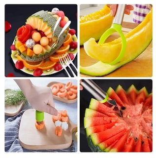 Foto 3 | Foto 3 | Xtellar Kit Premium De Cortadores De Frutas Verduras Y Galletas - 7 Piezas