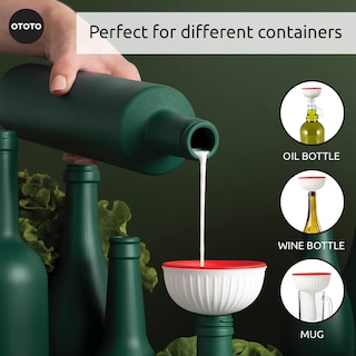 Foto 4 | Foto 4 | Embudo De Cocina Pequeño Plegable Ototo Mushroom Silicone - Venta Internacional.