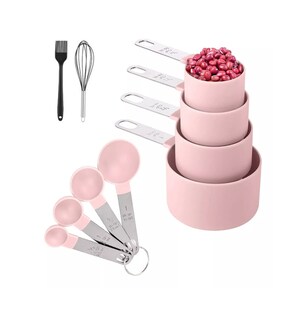Foto 1 | Foto 1 | Juego de Tazas y Cucharas Medidoras Lab.G color Rosa 10 Piezas