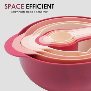 Foto 2 | Foto 2 | Juego De Cuencos Para Anidar Cook With Color, 8 Piezas Con Tazas Medidoras - Venta Internacional.