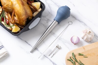 Foto 4 | Foto 4 | Jeringa Turkey Baster Cook With Color Apta Para Uso Alimentario Con Cepillo - Venta Internacional.