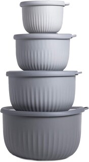 Foto 1 | Foto 1 | Set De Cuencos Para Mezclar Cook With Color Prep Con Tapas, 4 Piezas - Venta Internacional.