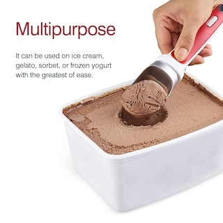 Foto 6 | Foto 6 | Cuchara Para Helado Zyliss Right Scoop Ergonómica Para Lavavajillas, Color Rojo - Venta Internacional.