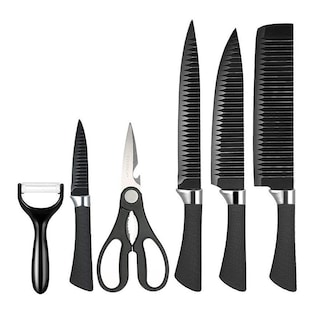 Foto 1 | Foto 1 | Juego De Cuchillos 6 Piezas Aquila Akumal Negro