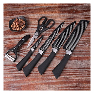 Foto 2 | Foto 2 | Juego De Cuchillos 6 Piezas Aquila Akumal Negro