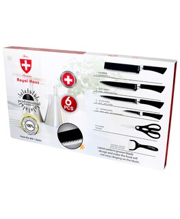 Foto 2 | Foto 2 | Set de Cuchillos Royal Haus 6 Piezas Antiadherentes