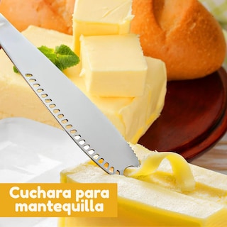 Foto 7 | Foto 7 | Cuchillo Acero Inoxidable Untar Mantequilla Utensilio Cocina