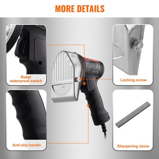 Foto 6 | Foto 6 | Cuchillo Shawarma Eléctrico Vevor 80w Professional 2 Cuchillas - Venta Internacional.