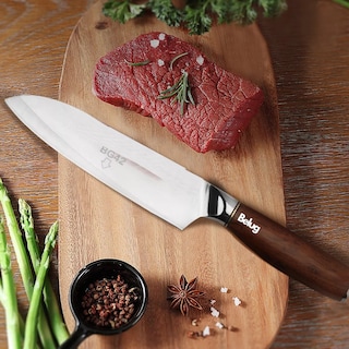 Foto 4 | Foto 4 | Cuchillo De Cocina De 8 Pulgadas, Belug Cuchillo De Chef Profesional Marrón Claro