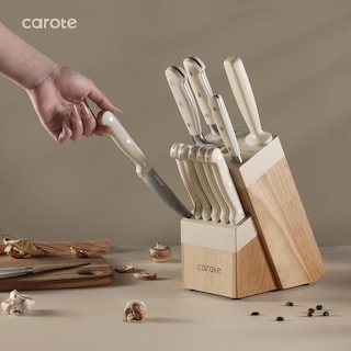 Foto 6 | Foto 6 | Juego De Cuchillos Carote 14 Piezas Con Bloque De Acero Con Alto Contenido De Carbono - Venta Internacional.