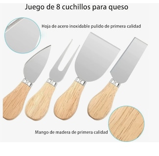 Foto 2 | Foto 2 | 8 Xtellar Piezas Juego De Cuchillos Para Queso De Acero Inoxidable