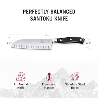 Foto 4 | Foto 4 | Cuchillo Victorinox Grand Maitre Santoku De 18 Cm Con Mango Negro - Venta Internacional.
