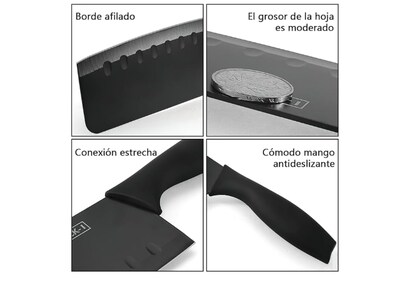 Foto 5 | Foto 5 | Xtellar Juego De Cuchillos De Cocina 7 Piezas, Juego De Cuchillos De Chef, Cuchillos Afilados