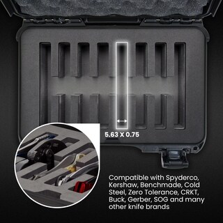 Foto 3 | Foto 3 | Funda Para Cuchillos Nanuk 909 Impermeable Con 8 Ranuras De 32 Cm X 23 Cm X 11 Cm - Venta Internacional.