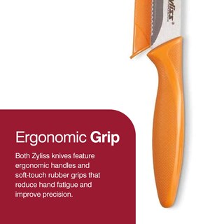 Foto 3 | Foto 3 | Juego De Cuchillos Zyliss Utility Kitchen De 2 Piezas, Acero Inoxidable Serrado - Venta Internacional.