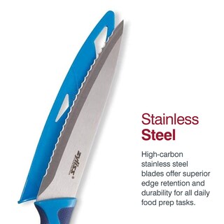 Foto 4 | Foto 4 | Juego De Cuchillos Zyliss Utility Kitchen De 2 Piezas, Acero Inoxidable Serrado - Venta Internacional.