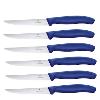 Foto 1 | Foto 1 | Juego De Cuchillos Para Carne Victorinox Swiss Classic Blue, 6 Piezas - Venta Internacional.