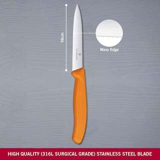 Foto 2 | Foto 2 | Cuchillo De Pelar Victorinox Swiss Classic 6.7736.l9 Naranja 10 Cm - Venta Internacional.