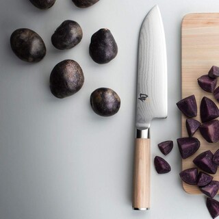 Foto 6 | Foto 6 | Cuchillo Santoku Shun Classic Blonde 18 Cm Con Hoja Vg-max - Venta Internacional.