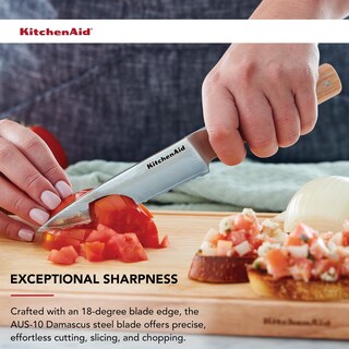 Foto 3 | Foto 3 | Cuchillo Kitchenaid De Primera Calidad, Forjado, Serrado, Hoja Utilitaria De 14 Cm - Venta Internacional.