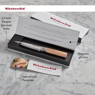 Foto 7 | Foto 7 | Cuchillo Kitchenaid De Primera Calidad, Forjado, Serrado, Hoja Utilitaria De 14 Cm - Venta Internacional.