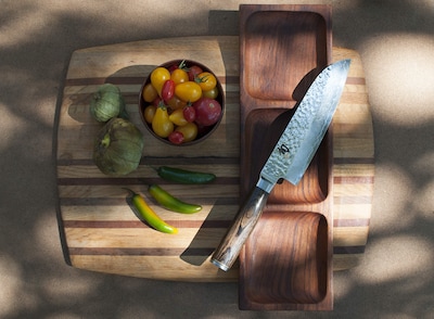 Foto 2 | Foto 2 | Cuchillo Santoku Shun Premier De 7 Pulgadas Hecho A Mano En Japón - Venta Internacional.