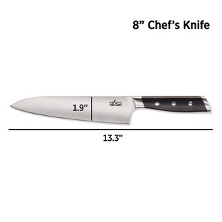 Foto 7 | Foto 7 | Cuchillo De Chef Totalmente Revestido De Acero Inoxidable Alemán Forjado, 20 Cm - Venta Internacional.